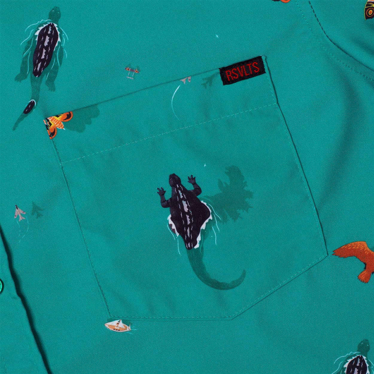 Godzilla “Monsters Unleashed” RSVLTS Button-Up Shirt | Atomic Horror
