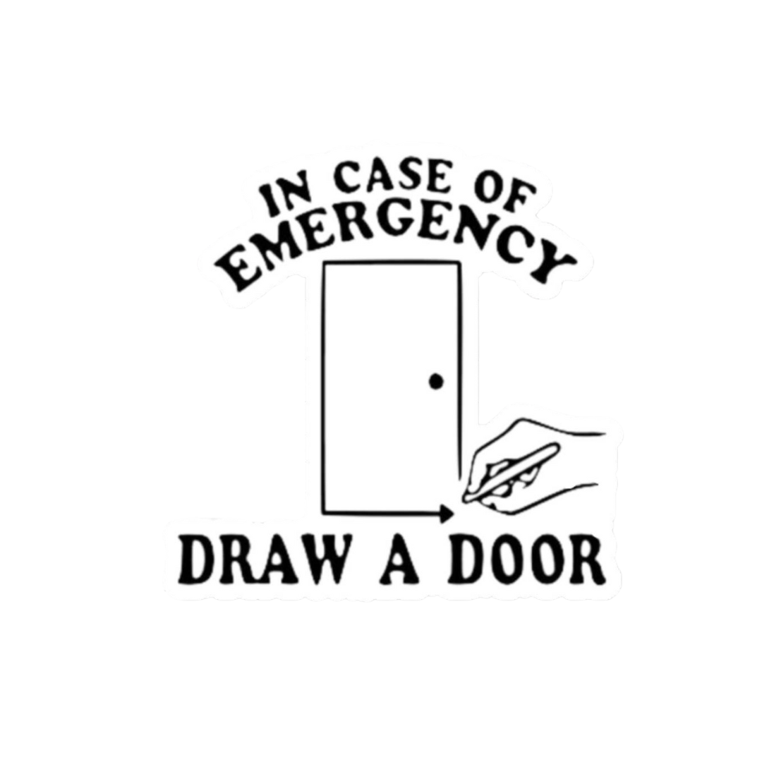 Draw A Door - Beetlejuice Sticker 