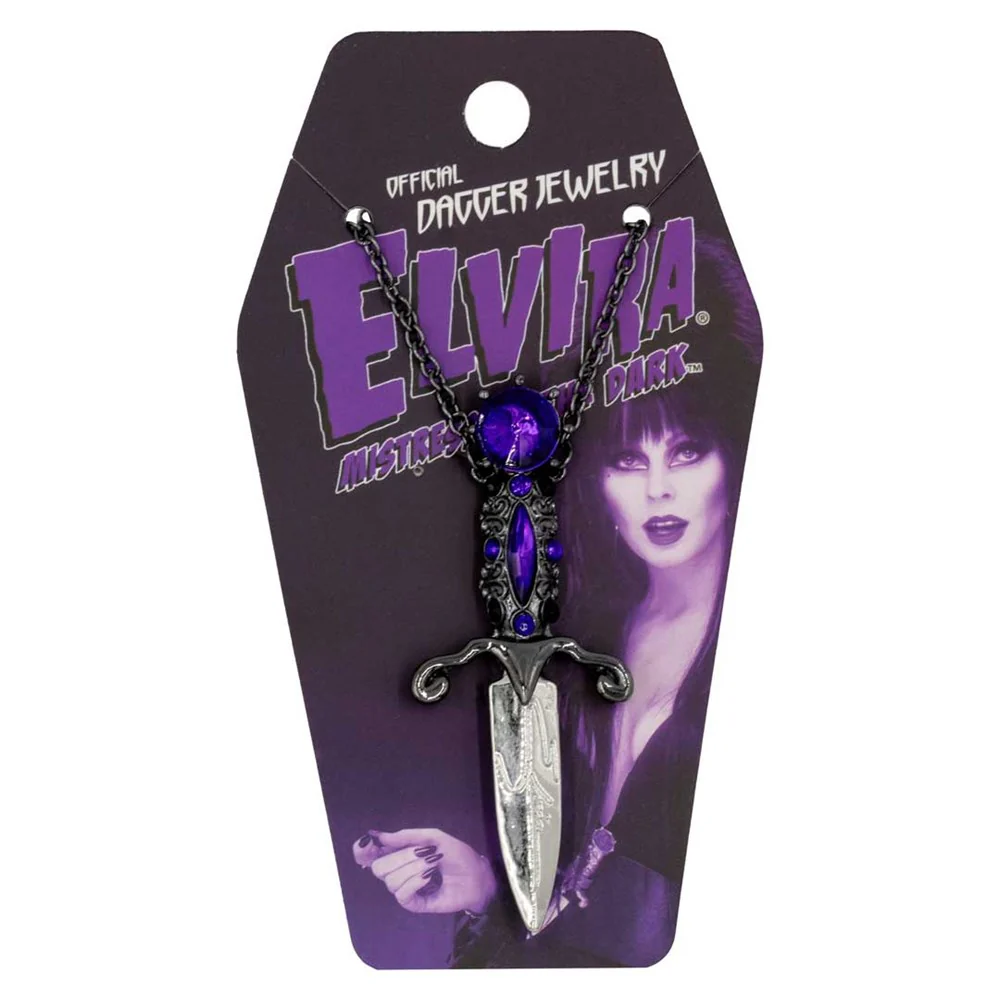 Elvira Coffin Stash Box, Coffin Locket Necklace, Coffin Ring Box, Goth coffin and dagger stash necklace, popular Elvira gift EL_BX100